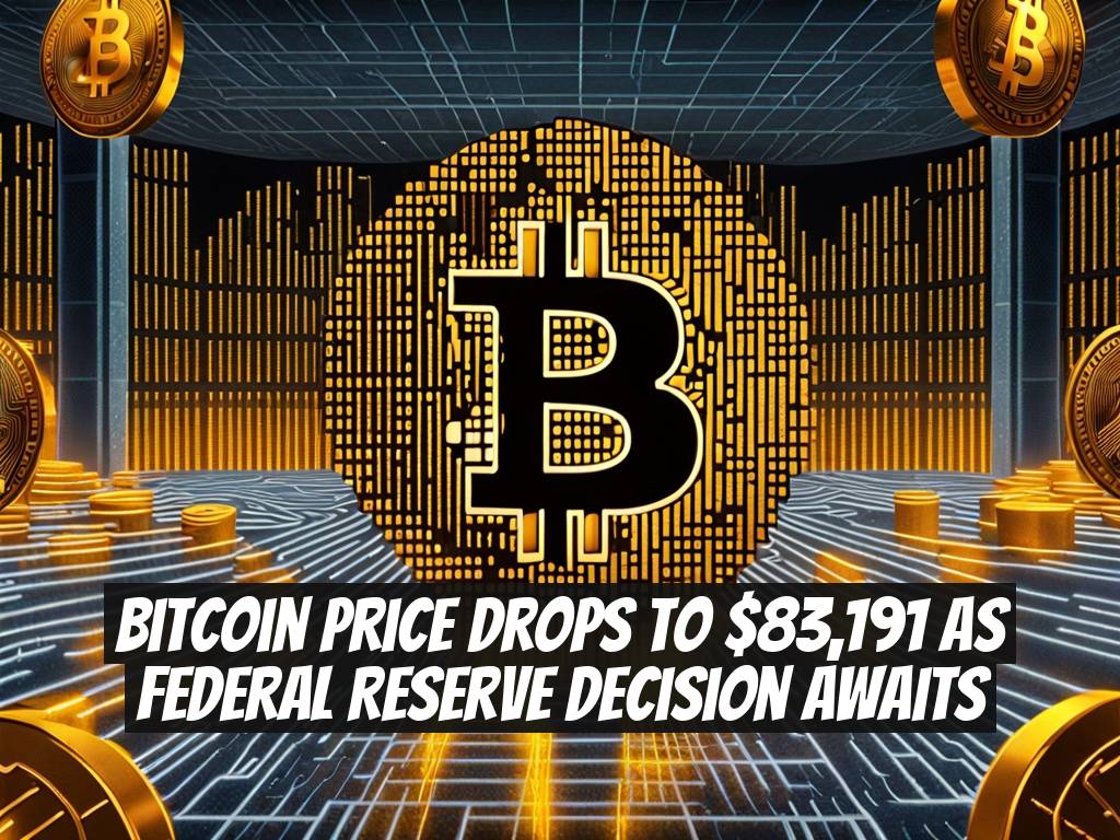 Bitcoin Price Drops to $83,191 as Federal Reserve Decision Awaits