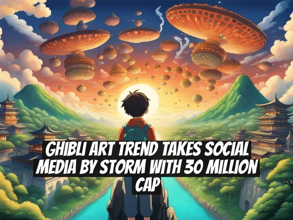 Ghibli Art Trend Takes Social Media by Storm with 30 Million Cap