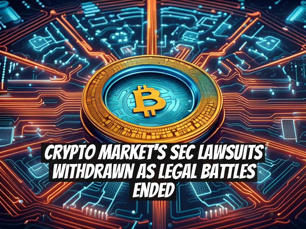 Crypto Market's SEC Lawsuits Withdrawn as Legal Battles Ended