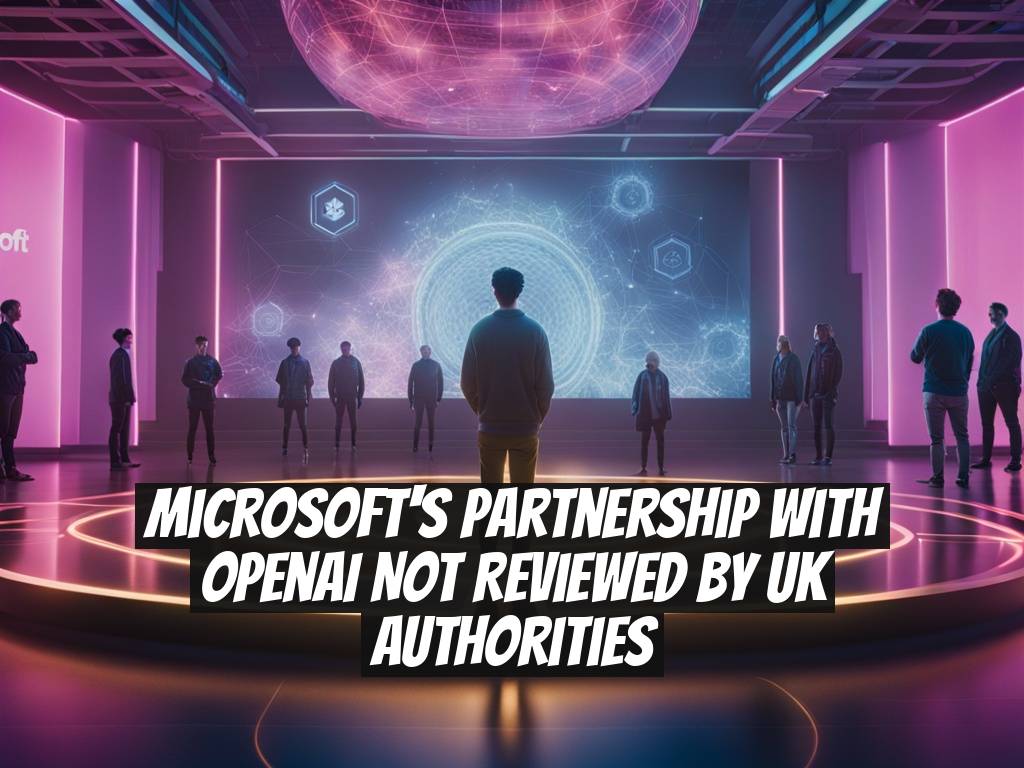 Microsoft's Partnership with OpenAI Not Reviewed by UK Authorities