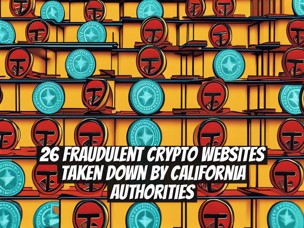 26 Fraudulent Crypto Websites Taken Down by California Authorities