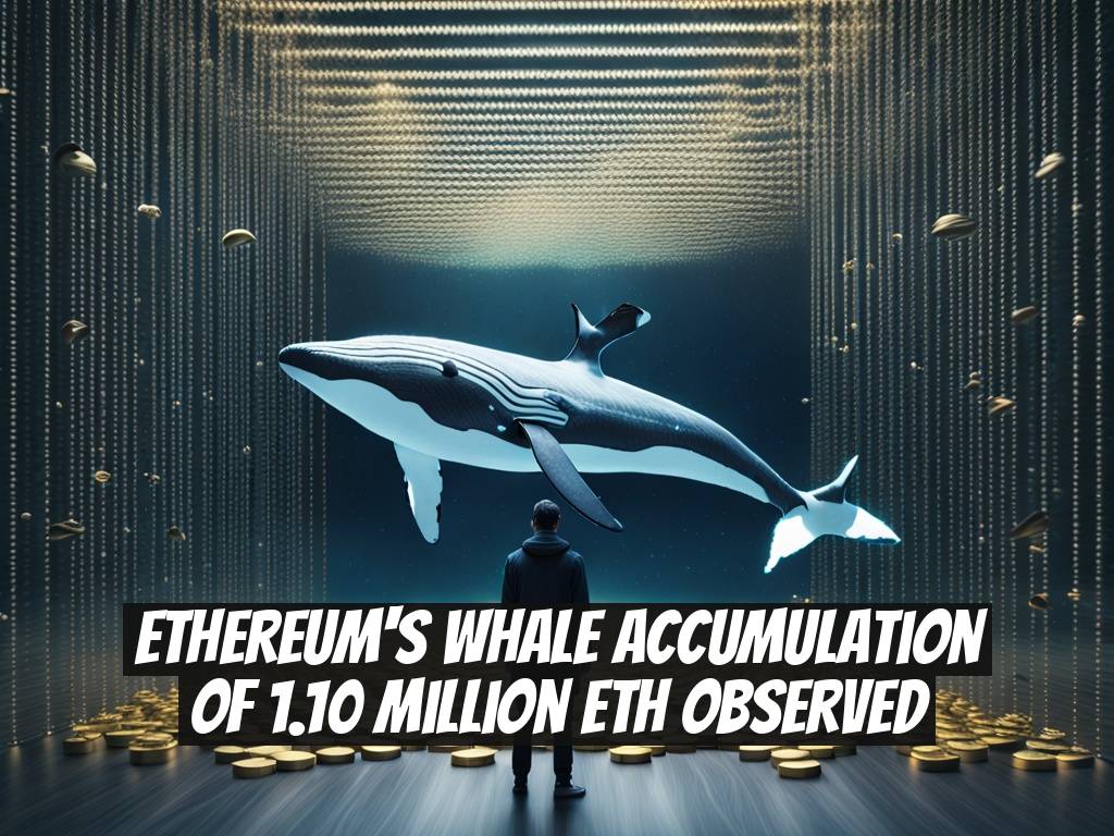 Ethereum's Whale Accumulation of 1.10 Million ETH Observed