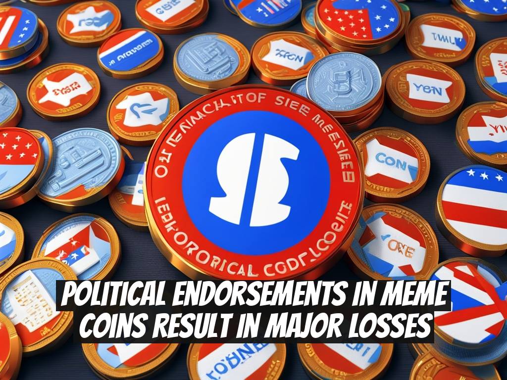 Political Endorsements in Meme Coins Result in Major Losses