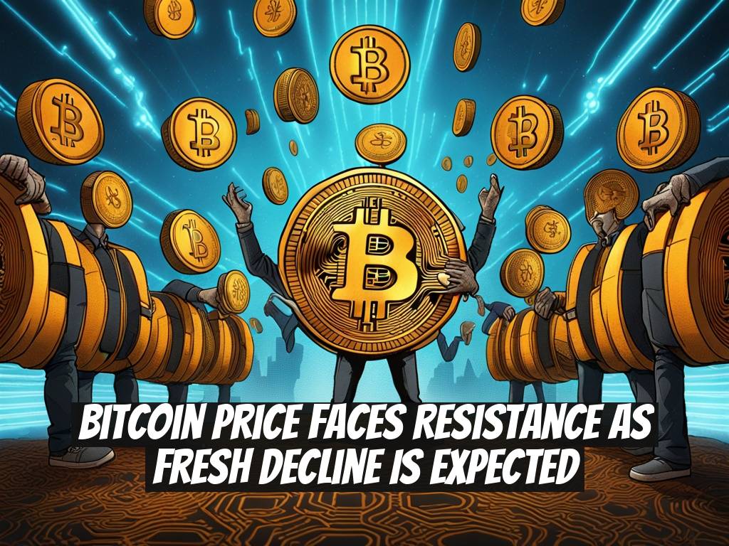 Bitcoin Price Faces Resistance as Fresh Decline Is Expected
