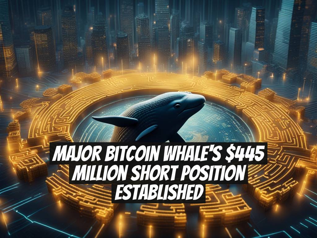 Major Bitcoin Whale's $445 Million Short Position Established