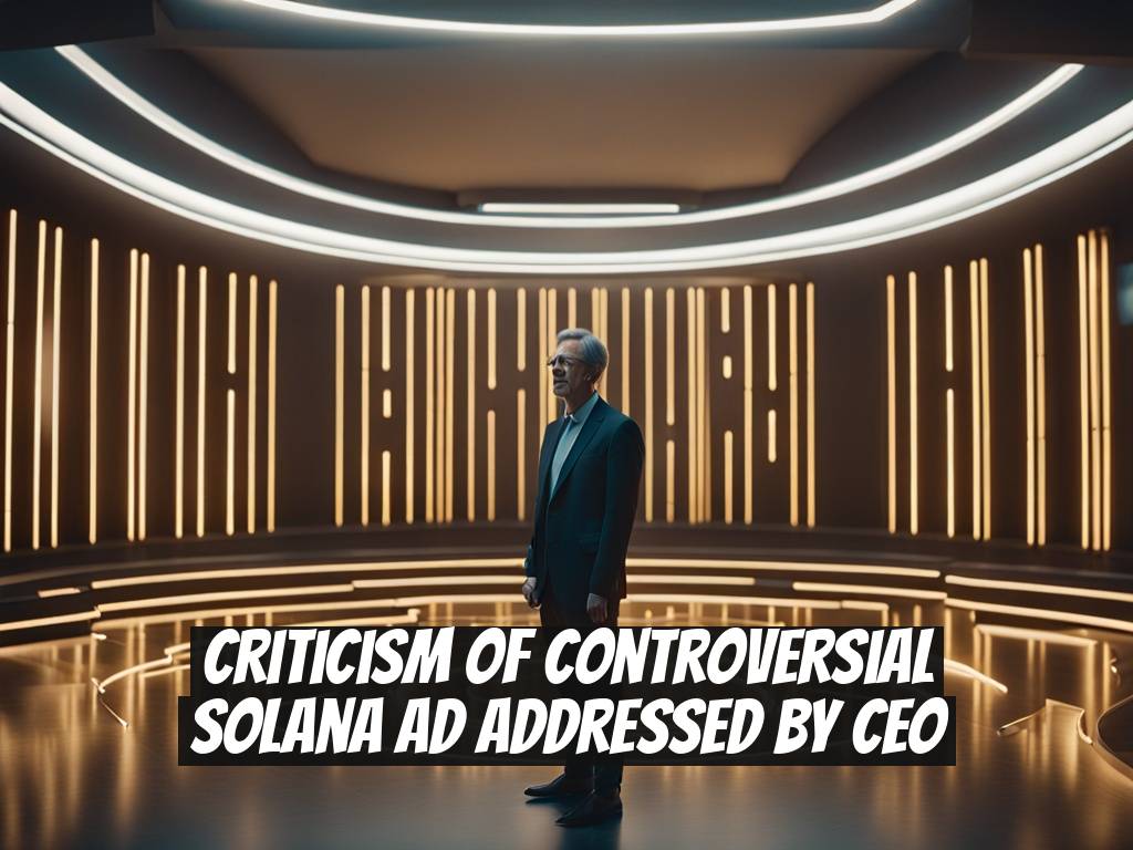 Criticism of Controversial Solana Ad Addressed by CEO