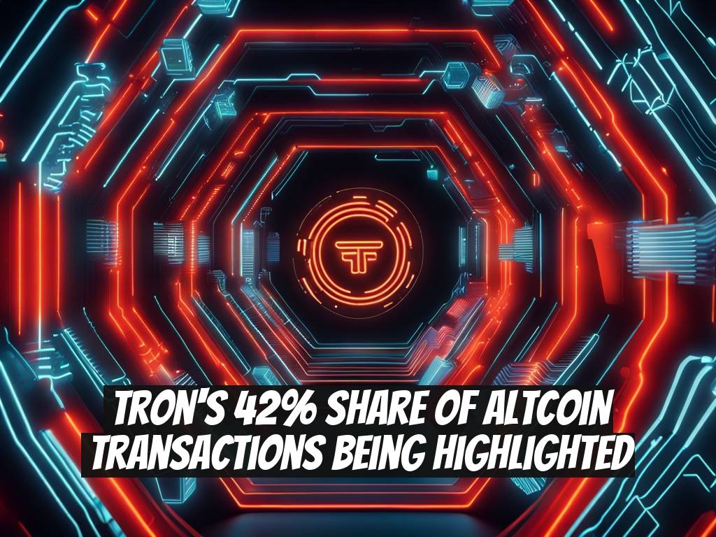 Tron's 42% Share of Altcoin Transactions Being Highlighted