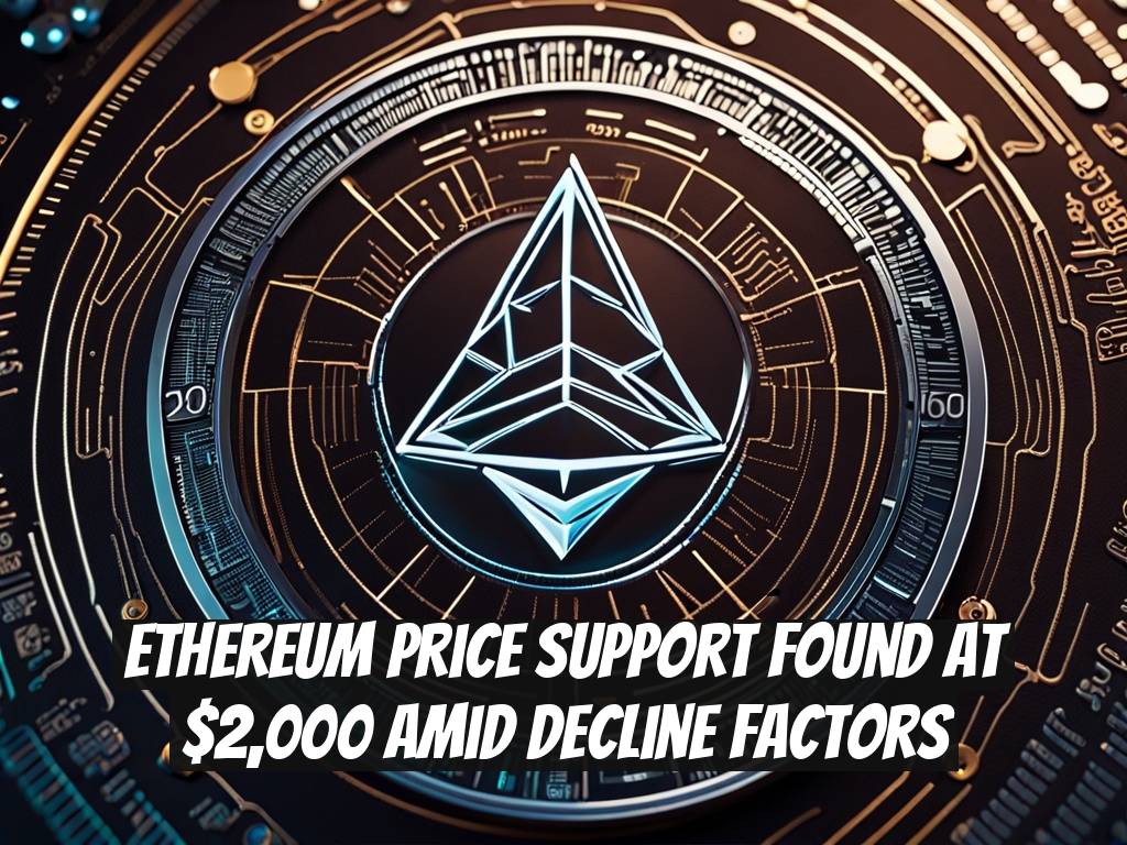 Ethereum Price Support Found at $2,000 Amid Decline Factors