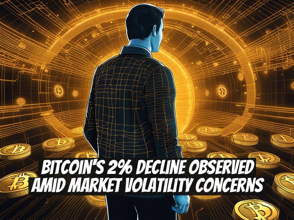 Bitcoin's 2% Decline Observed Amid Market Volatility Concerns