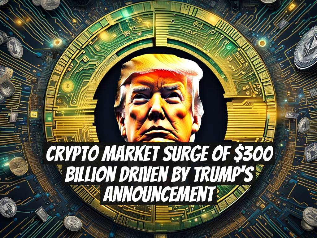 Crypto Market Surge of $300 Billion Driven by Trump's Announcement