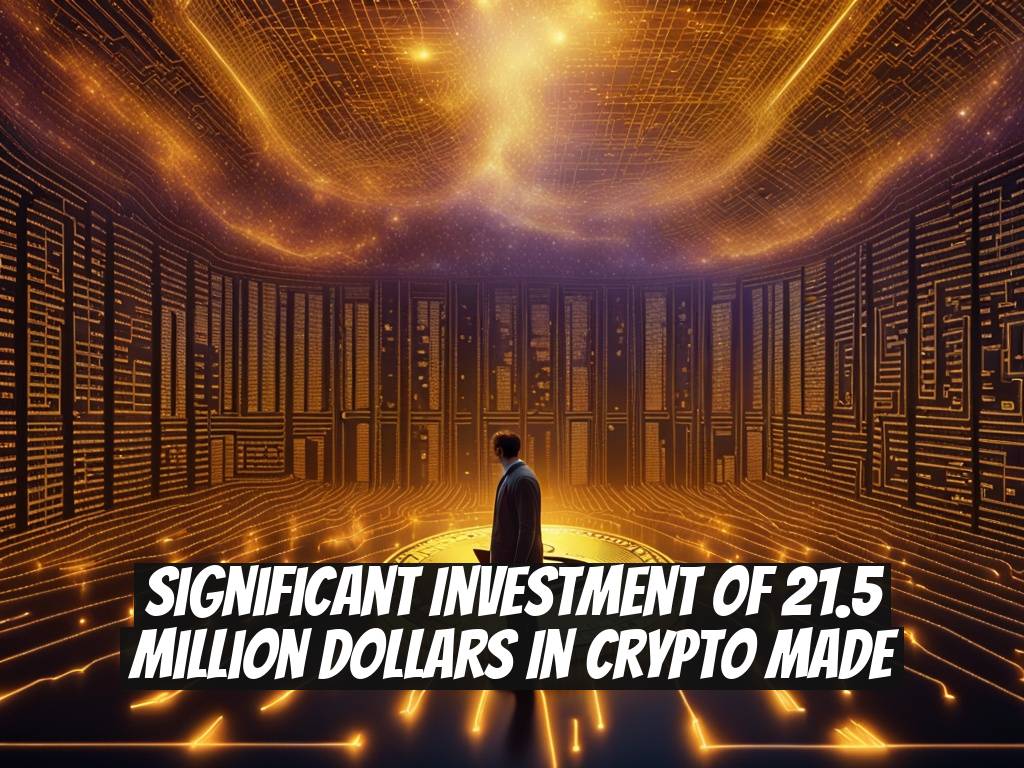 Significant Investment of 21.5 Million Dollars in Crypto Made