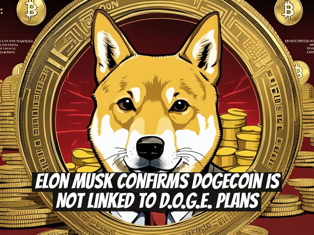 Elon Musk Confirms Dogecoin Is Not Linked to D.O.G.E. Plans