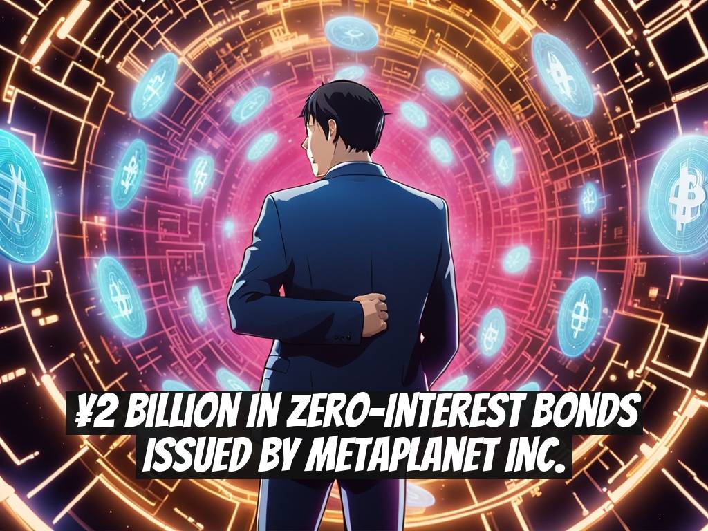 ¥2 Billion in Zero-Interest Bonds Issued by Metaplanet Inc.