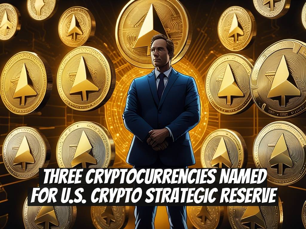 Three Cryptocurrencies Named for U.S. Crypto Strategic Reserve