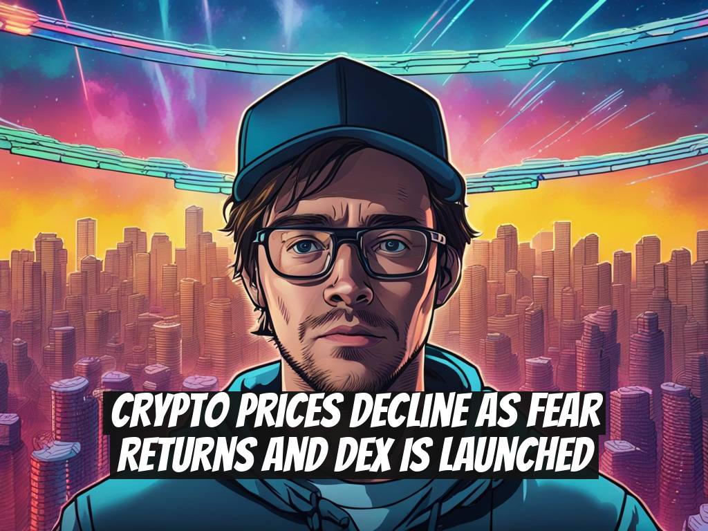 Crypto Prices Decline as Fear Returns and DEX is Launched