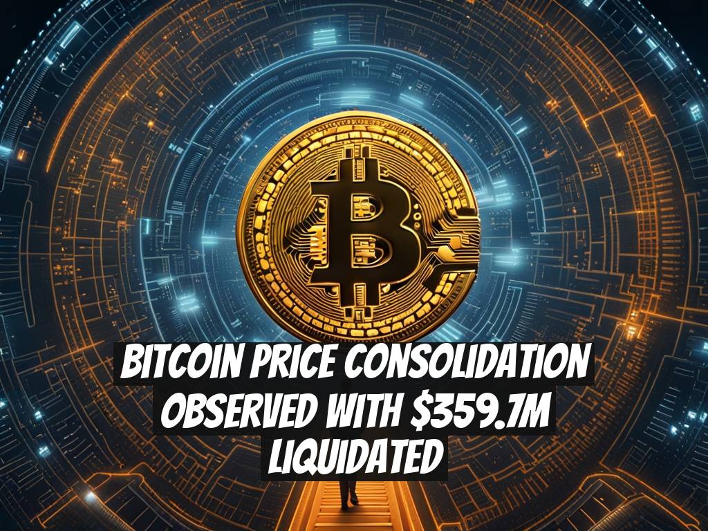 Bitcoin Price Consolidation Observed with $359.7M Liquidated