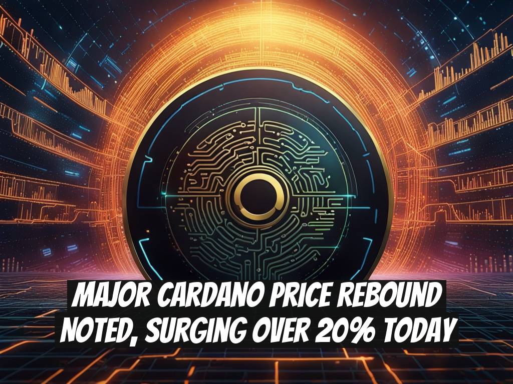 Major Cardano Price Rebound Noted, Surging Over 20% Today