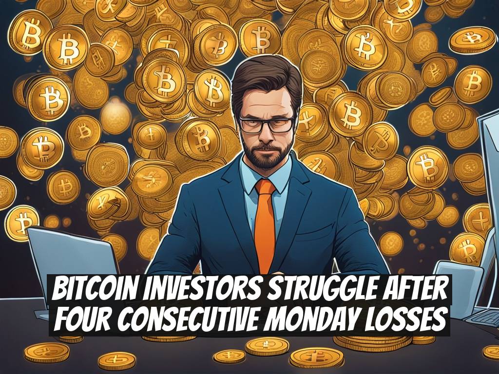 Bitcoin Investors Struggle After Four Consecutive Monday Losses