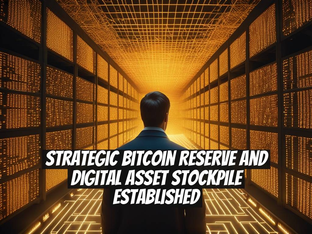 Strategic Bitcoin Reserve and Digital Asset Stockpile Established