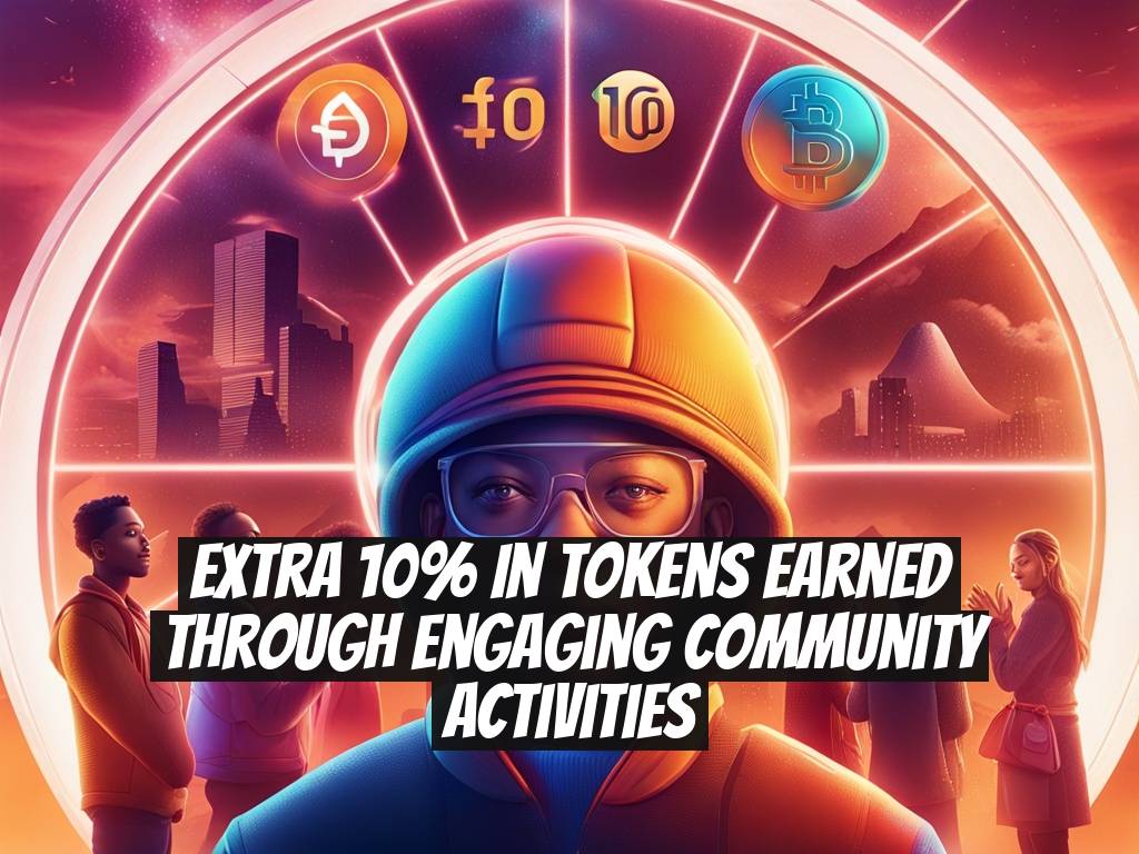 Extra 10% in Tokens Earned Through Engaging Community Activities