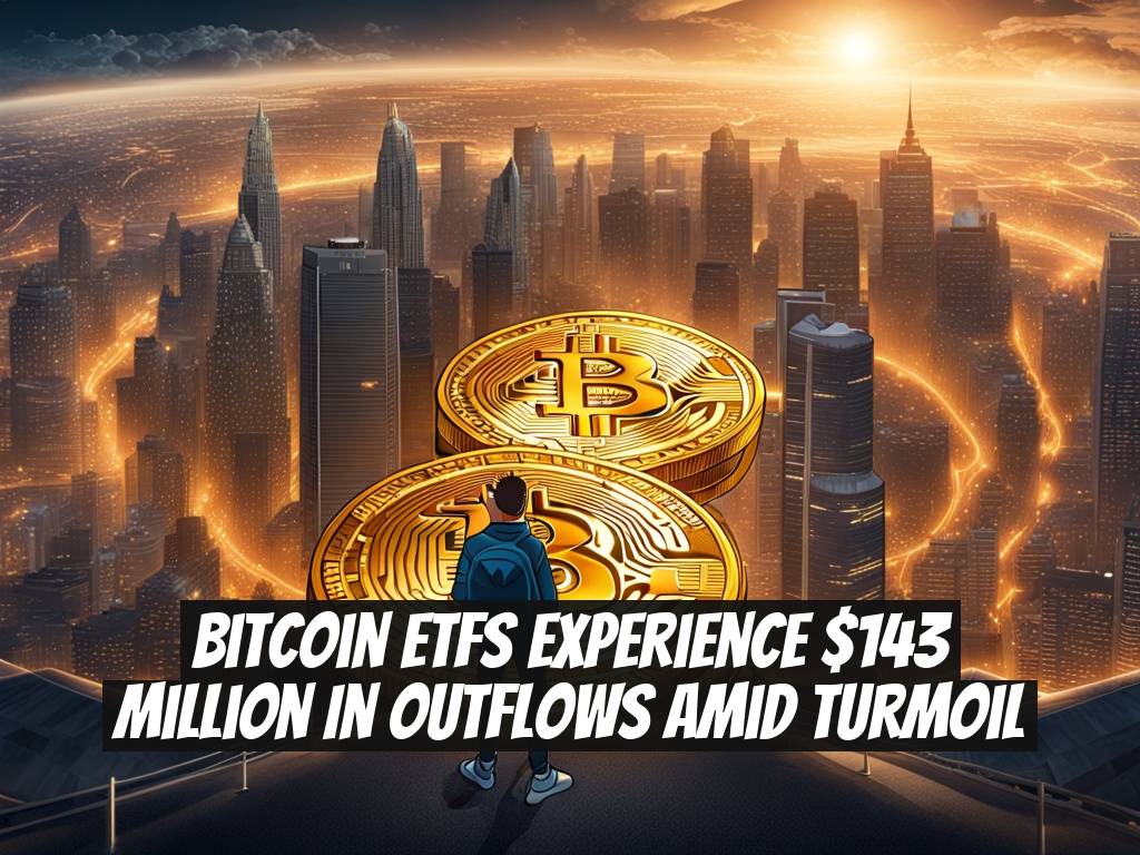 Bitcoin ETFs Experience $143 Million in Outflows Amid Turmoil