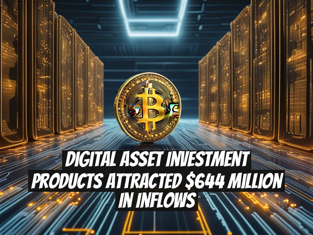 Digital Asset Investment Products Attracted $644 Million in Inflows