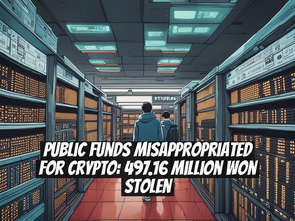 Public Funds Misappropriated for Crypto: 497.16 Million Won Stolen