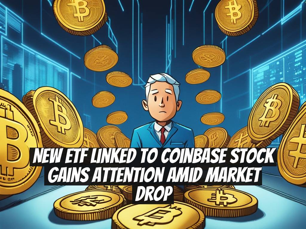 New ETF Linked to Coinbase Stock Gains Attention Amid Market Drop