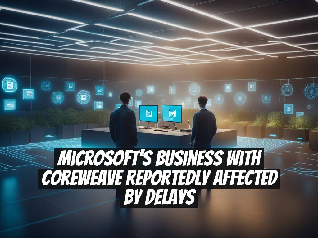 Microsoft's Business with CoreWeave Reportedly Affected by Delays