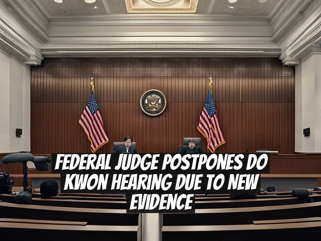 Federal Judge Postpones Do Kwon Hearing Due to New Evidence