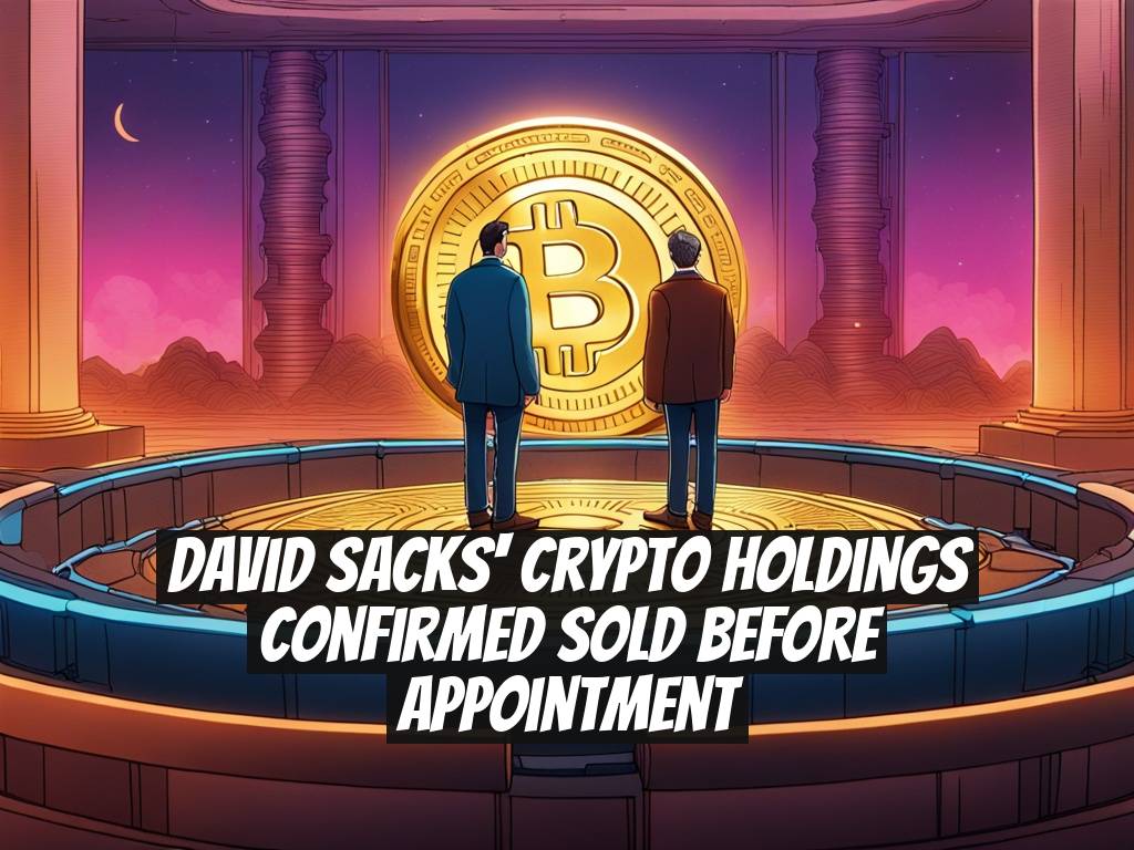 David Sacks' Crypto Holdings Confirmed Sold Before Appointment