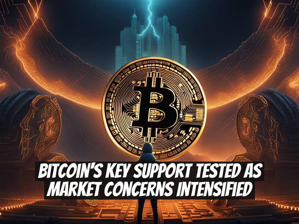 Bitcoin's Key Support Tested as Market Concerns Intensified