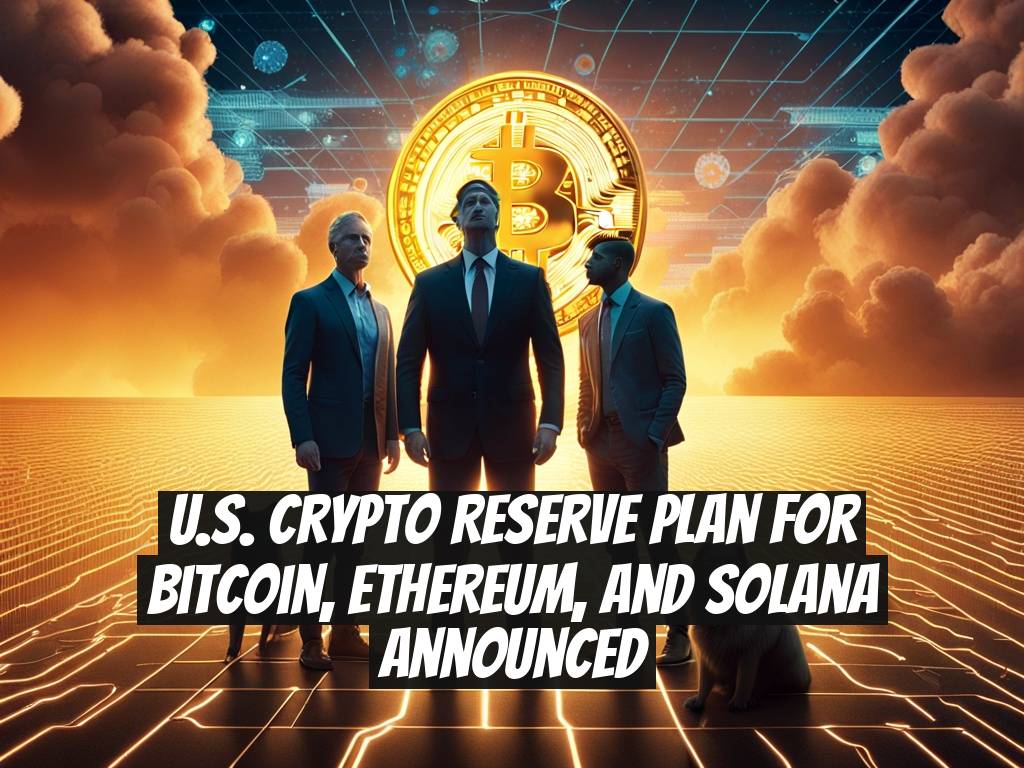 U.S. Crypto Reserve Plan for Bitcoin, Ethereum, and Solana Announced