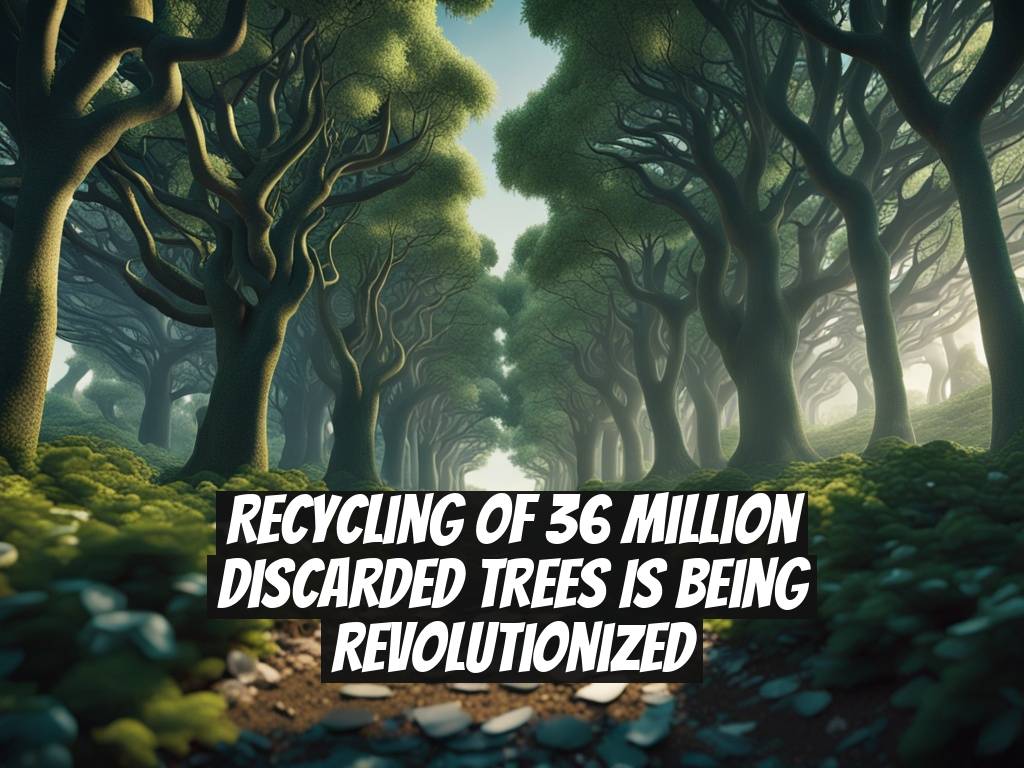 Recycling of 36 Million Discarded Trees is Being Revolutionized