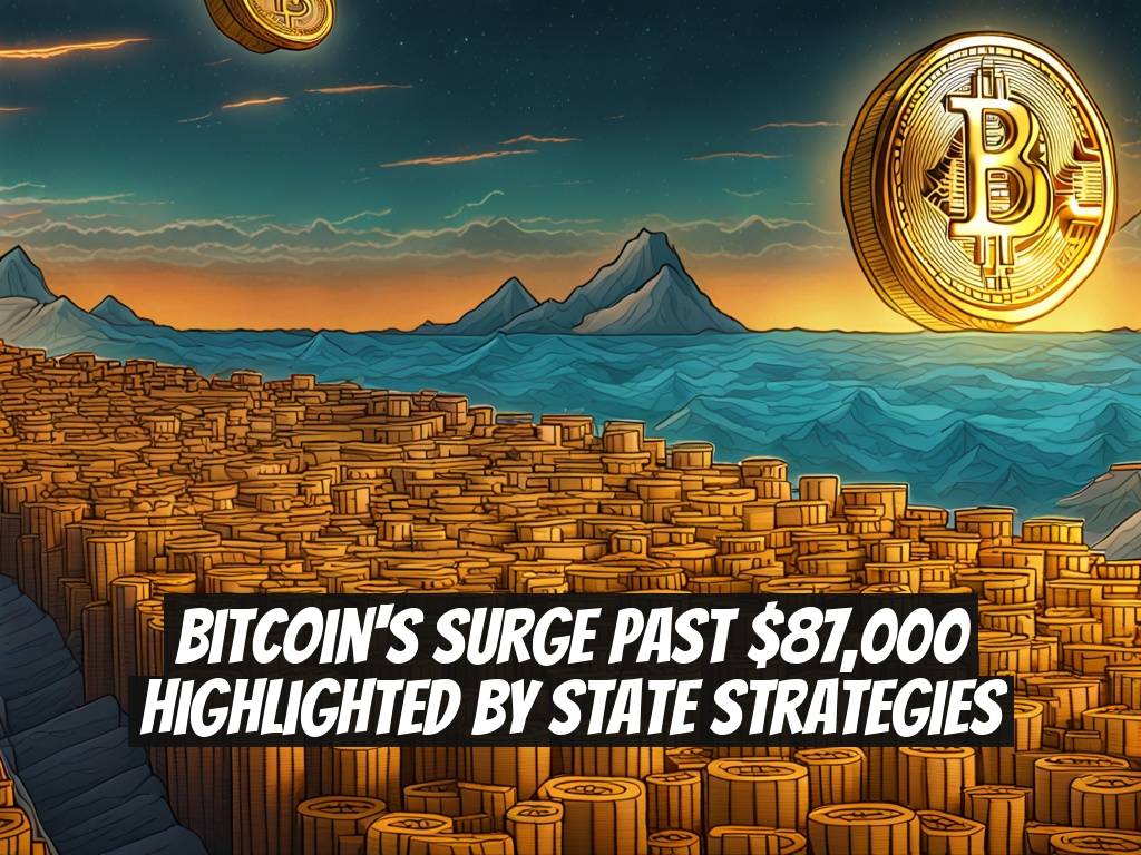 Bitcoin's Surge Past $87,000 Highlighted by State Strategies