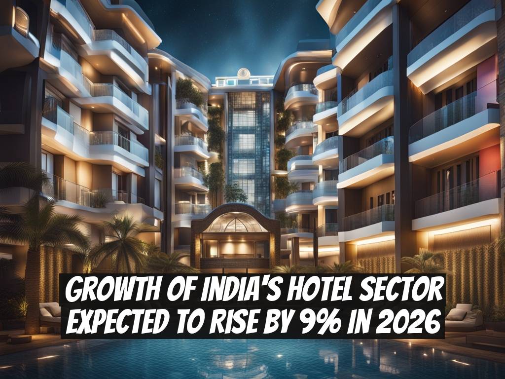 Growth of India's Hotel Sector Expected to Rise by 9% in 2026