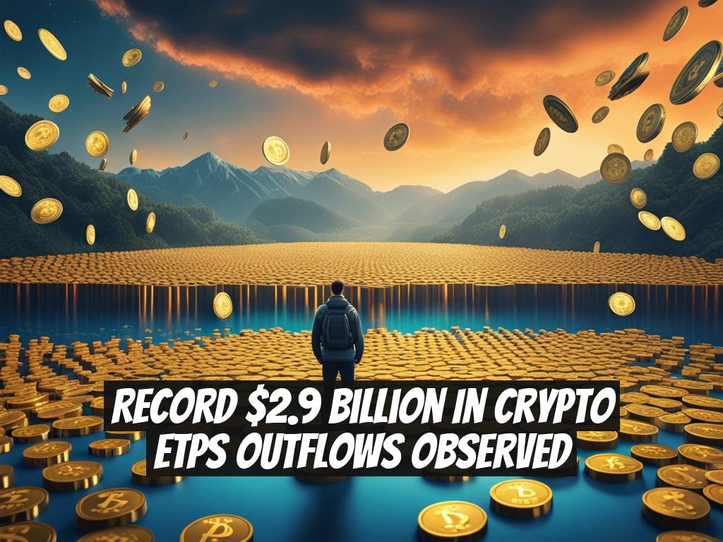 Record $2.9 Billion in Crypto ETPs Outflows Observed