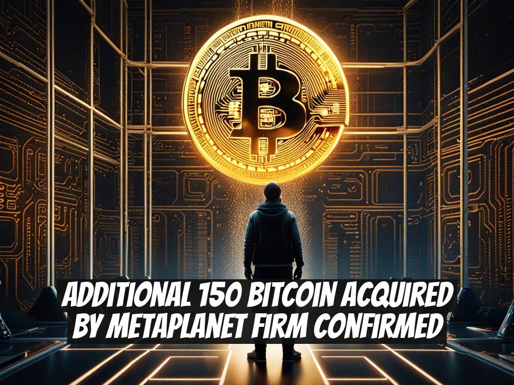 Additional 150 Bitcoin Acquired by Metaplanet Firm Confirmed