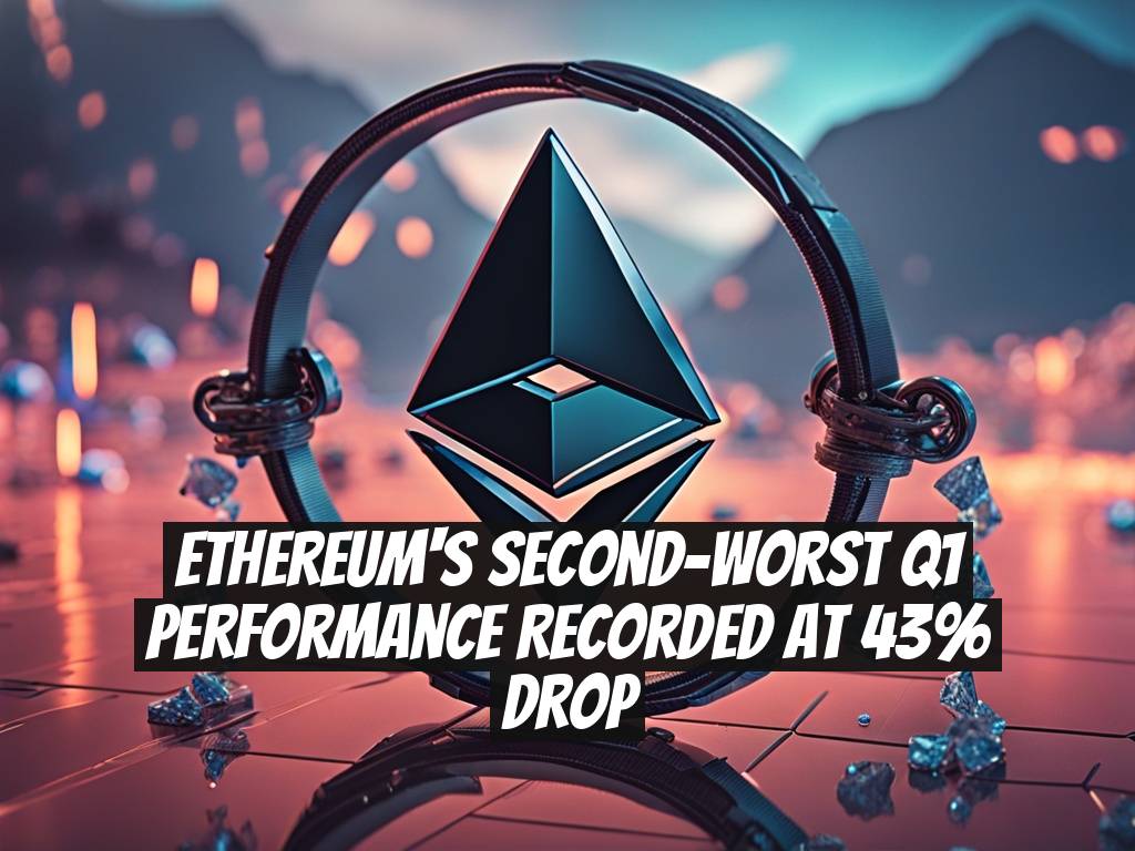 Ethereum's Second-Worst Q1 Performance Recorded at 43% Drop