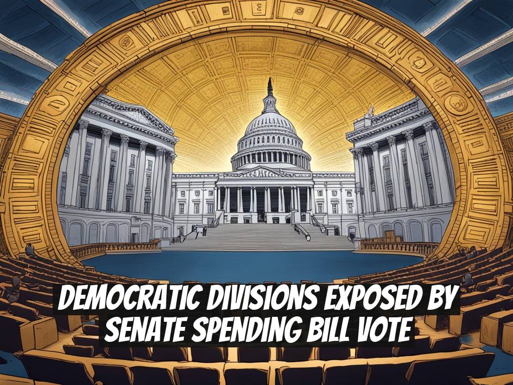 Democratic Divisions Exposed by Senate Spending Bill Vote