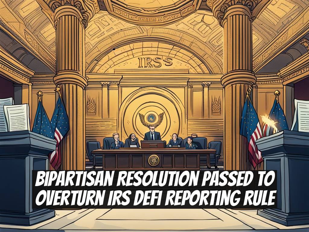 Bipartisan Resolution Passed to Overturn IRS DeFi Reporting Rule