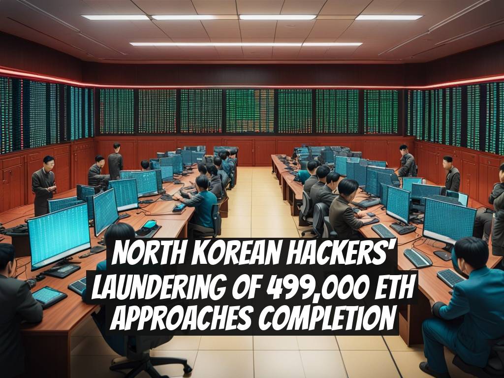 North Korean Hackers' Laundering of 499,000 ETH Approaches Completion