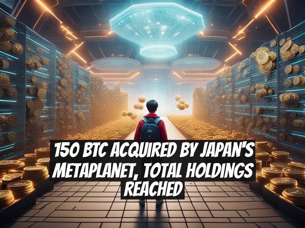 150 BTC Acquired by Japan's Metaplanet, Total Holdings Reached