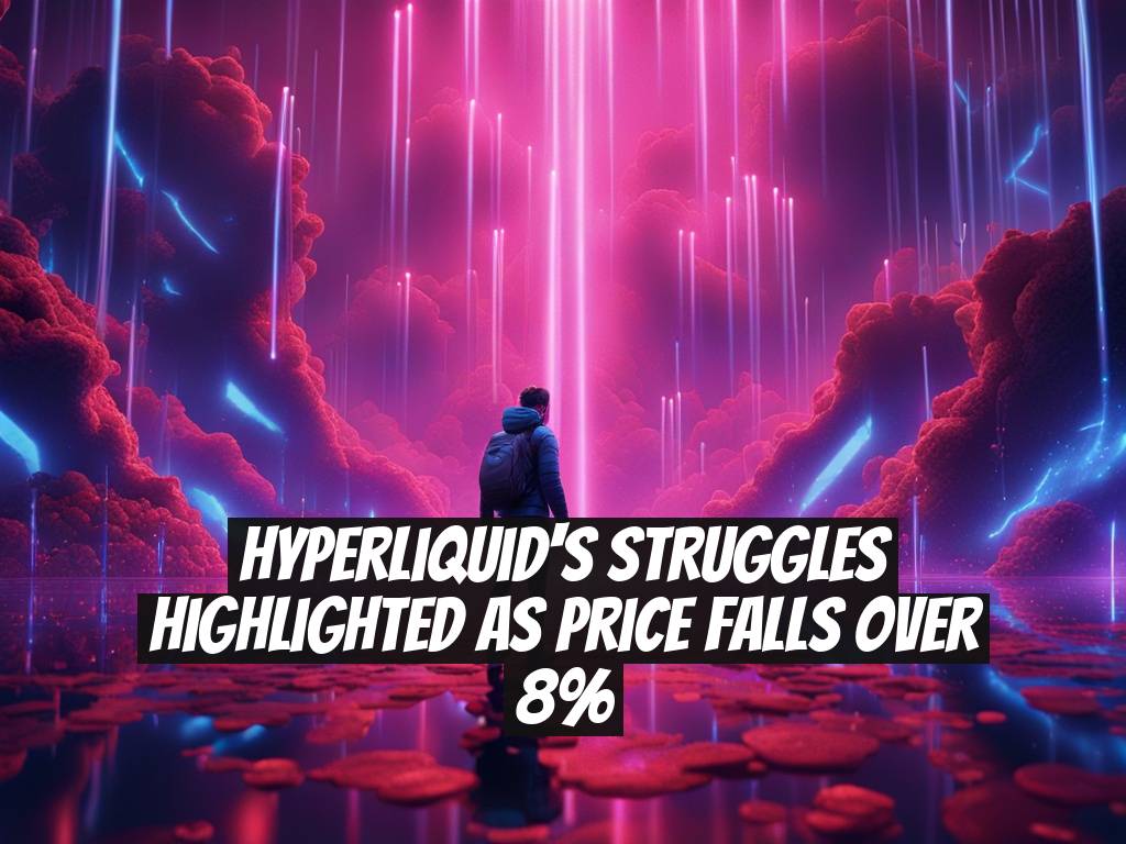 Hyperliquid's Struggles Highlighted as Price Falls Over 8%