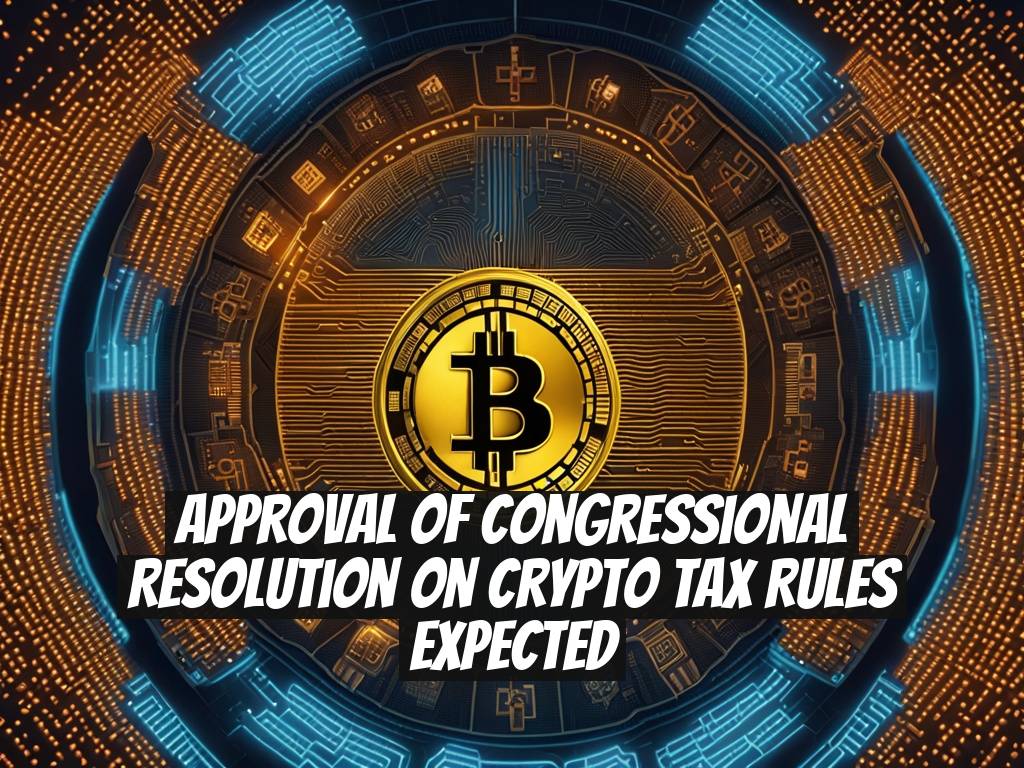 Approval of Congressional Resolution on Crypto Tax Rules Expected