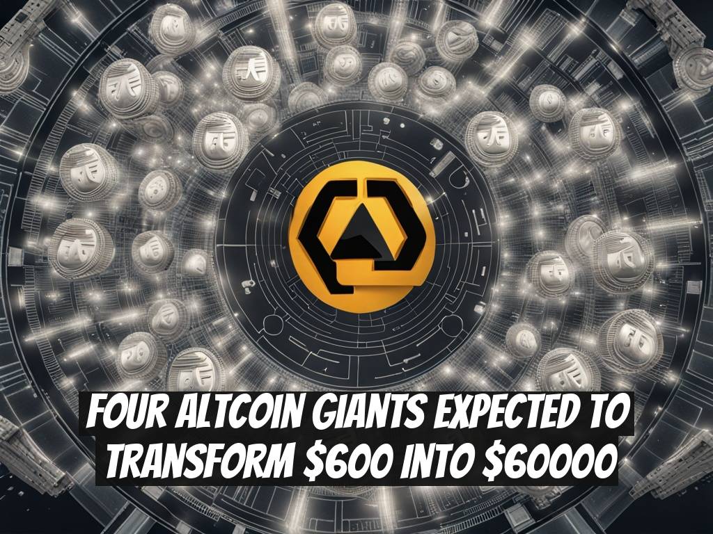 Four Altcoin Giants Expected to Transform $600 into $60000
