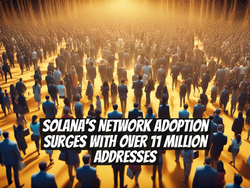 Solana's Network Adoption Surges with Over 11 Million Addresses