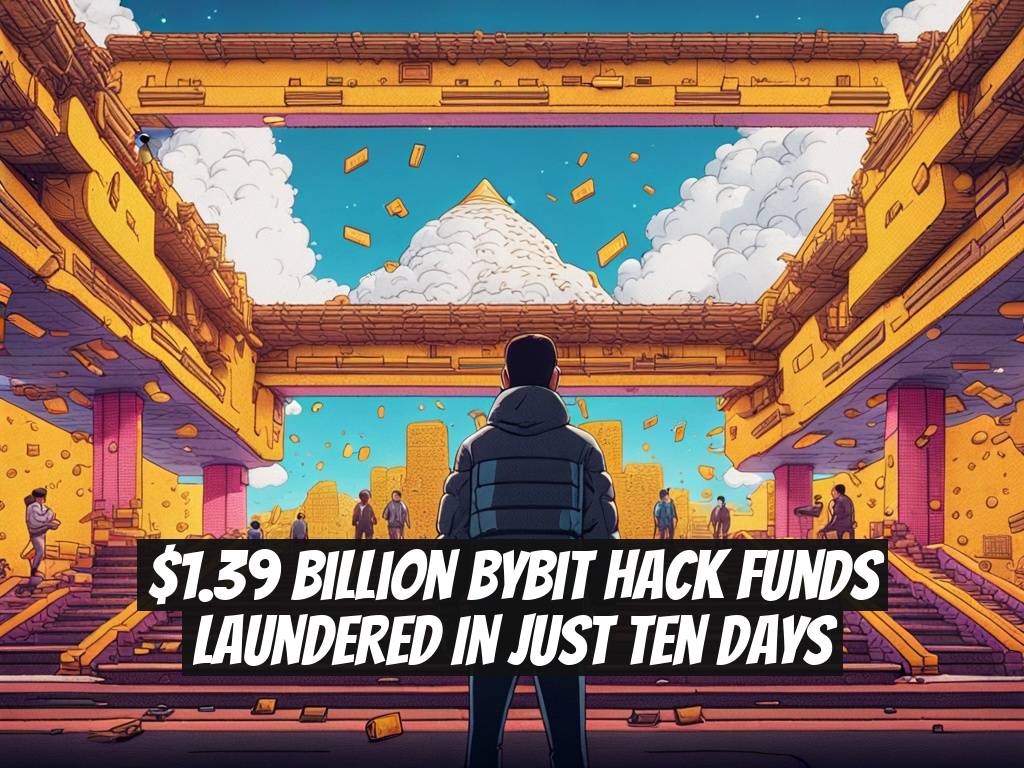 $1.39 Billion Bybit Hack Funds Laundered in Just Ten Days