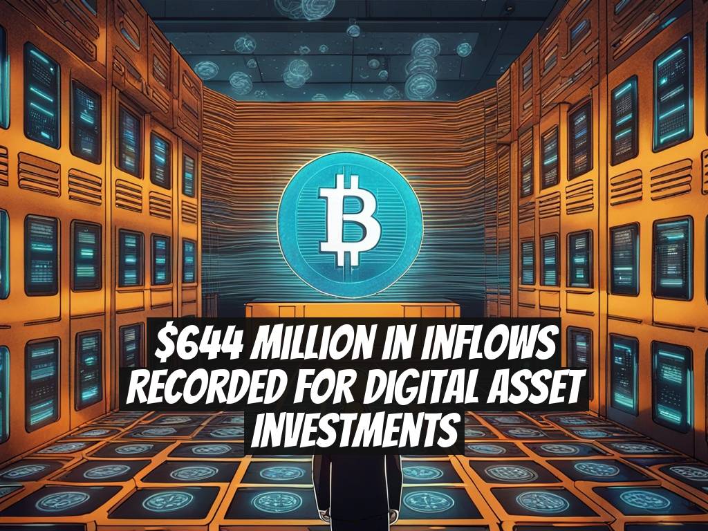 $644 Million in Inflows Recorded for Digital Asset Investments