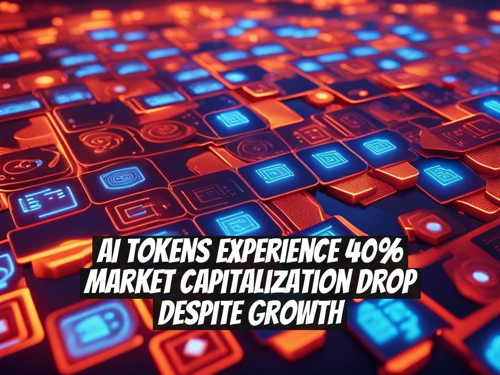 AI Tokens Experience 40% Market Capitalization Drop Despite Growth